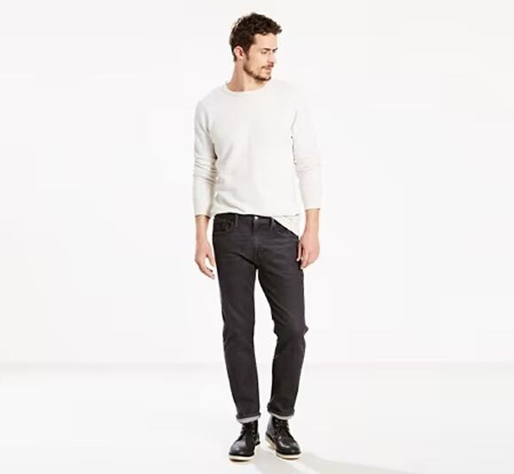 Levi's Other - LEVI’S® Men’s 502™ REGULAR TAPER FIT STRETCH JEANS BLACK 36 x 30